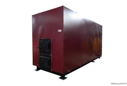 Котел КВД-1.2 МВт на дровах